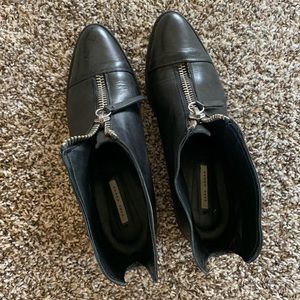 Zara zipper booties